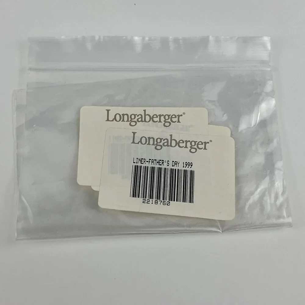 Longaberger Golf Tee Basket 1999 | /w Liner Fathers Day Set Decor VTG (14940)